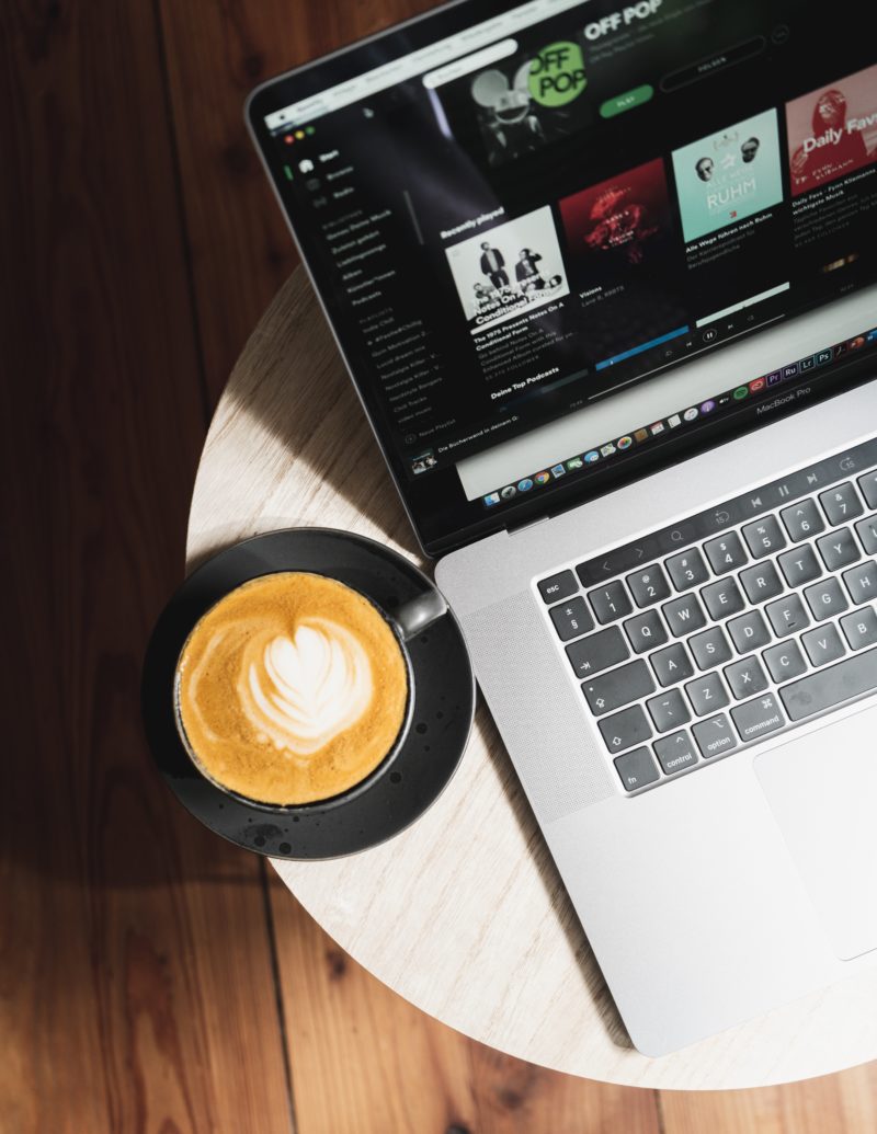Coffee And Laptop On Spotify