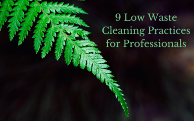 9 Low Waste Cleaning Practices for Professionals